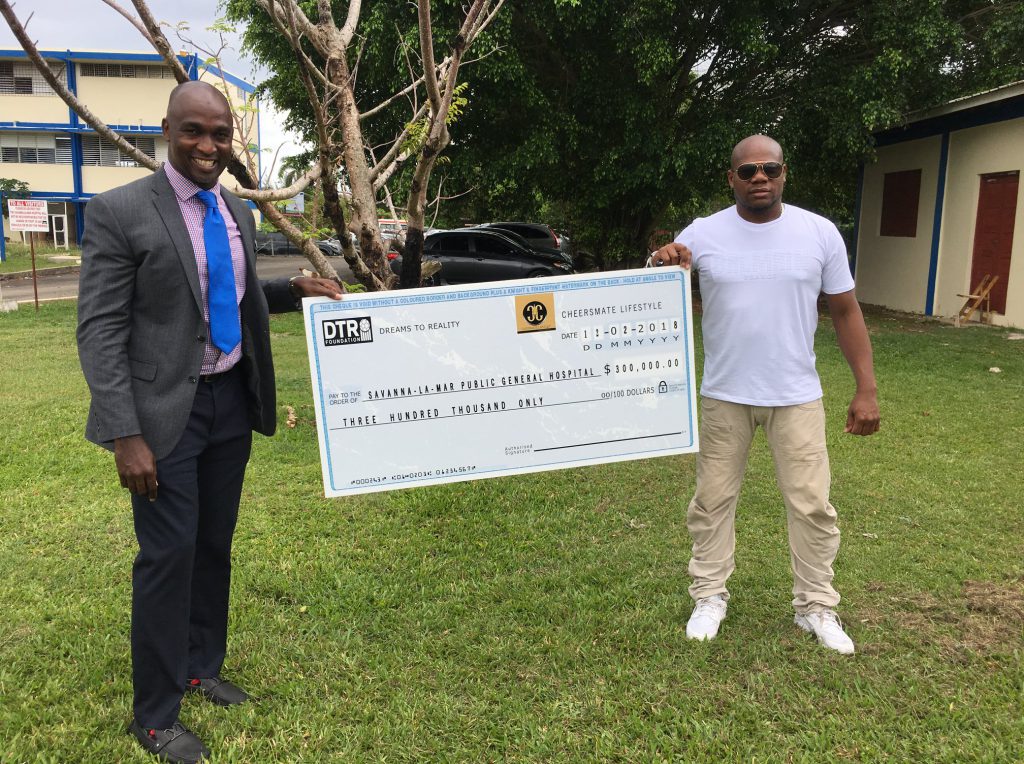 Donation to Savanna-la-Mar Hospital